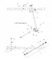 STEERING POST     TIE ROD