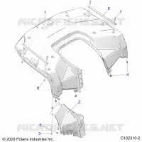 REAR BODYWORK CAB