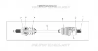 DRIVE TRAIN, DRIVE SHAFT, FRONT