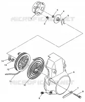 RECOIL STARTER CLASSIC TOURING 0973365 AND EUROPEAN CLASSIC TOURING E973365 (4938493849D002)