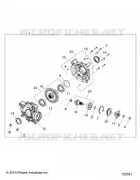 DRIVE TRAIN, REAR GEARCASE INTERNALS