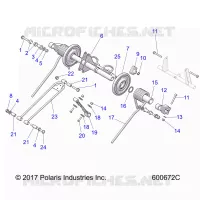 SUSPENSION, REAR TORQUE ARM