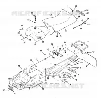 CHASSIS AND SEAT  INDY LITE AND STAR LITE (4919311931001A)