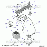 ROOF PREM PREP AUDIO ELECTRICAL COMPONENTS