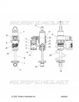 SUSPENSION, FRONT SHOCK TRACK, VELOCITY