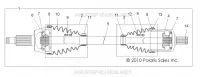 DRIVE TRAIN, FRONT DRIVE SHAFT