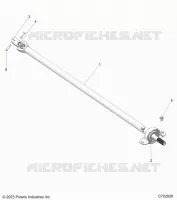 DRIVE TRAIN, REAR PROP SHAFT