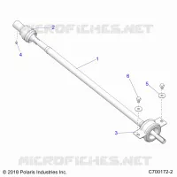 DRIVE TRAIN, REAR PROP SHAFT
