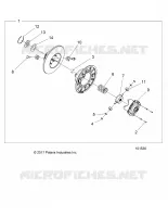 DRIVE TRAIN, SECONDARY CLUTCH INTERNALS