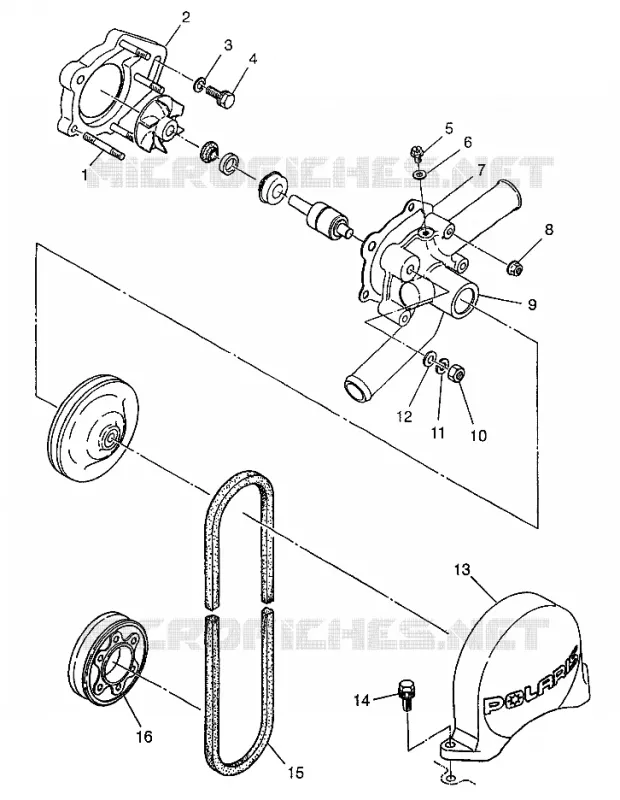 WATER PUMP RXL 0976768 (4938523852C010)