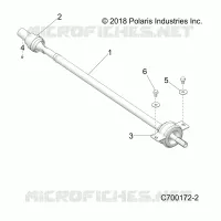 DRIVE TRAIN, REAR PROP SHAFT