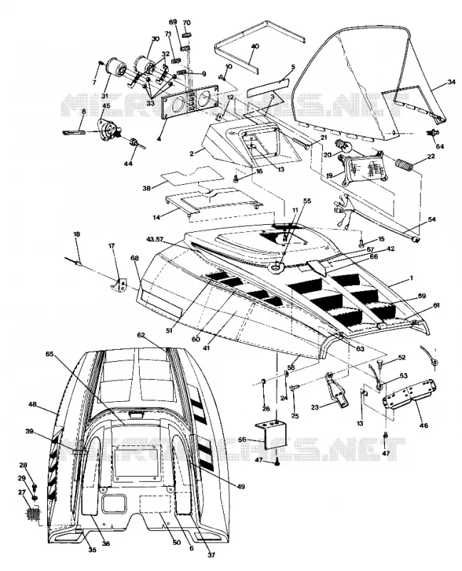 HOOD SUPERTRAK (4917131713003A)