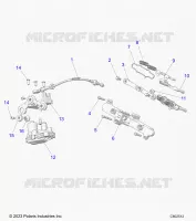 ENGINE, EXHAUST VALVE ASM. AND ACTUATOR