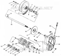 DRIVE TRAIN ASSEMBLY XLT 0940767, XLT SP 0940667   XLT SKS 0940567 (4925022502018A)