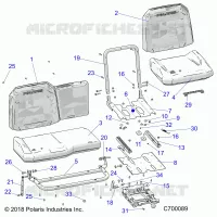 SEAT ASM. AND SLIDER