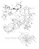 CHASSIS AND SEAT SUPERTRAK UPDATED 2/90 (4917131713001A)