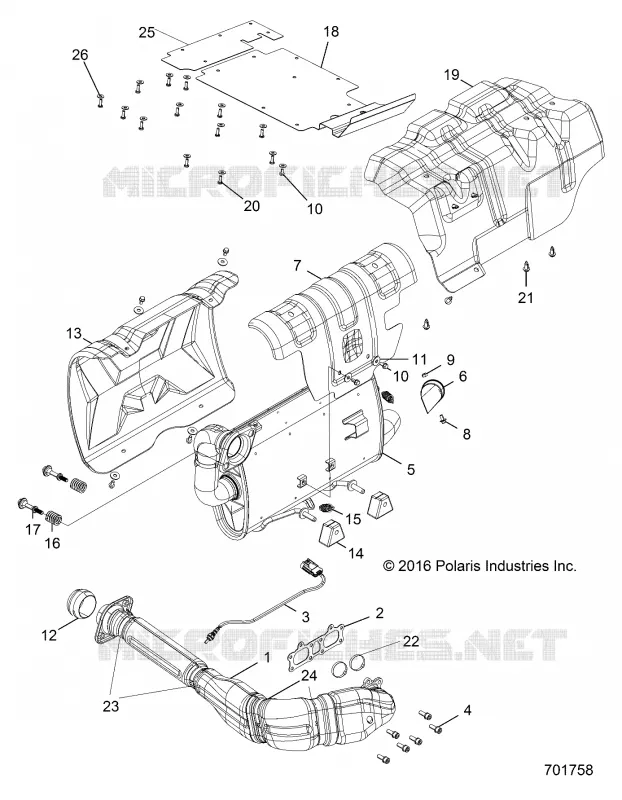 ENGINE, EXHAUST SYSTEM