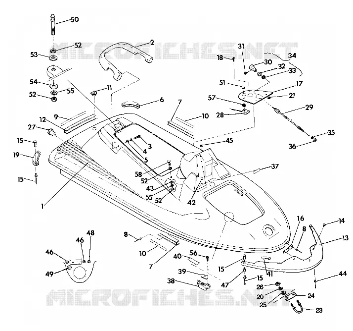 HULL   BODYWORK SL 650/B924058 (49229222920001)