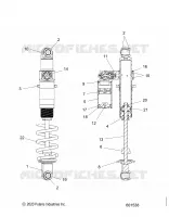 SUSPENSION, REAR SHOCK TRACK