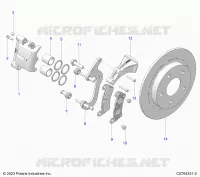 BRAKES, REAR CALIPER
