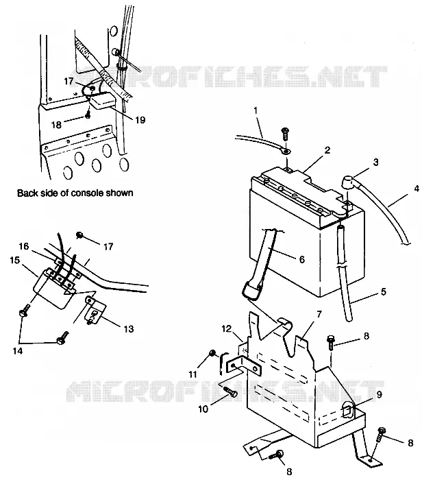 BATTERY BOX 500 EFI 0942774 AND EFI SKS 0942574 (4924982498030A)