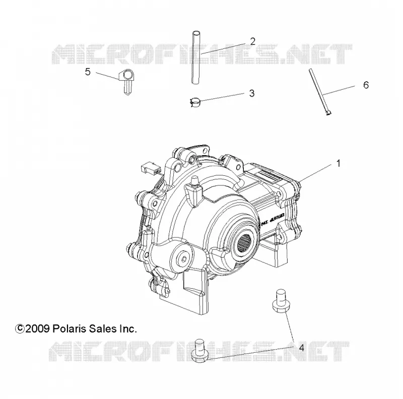 DRIVE TRAIN, FRONT GEARCASE MOUNTING