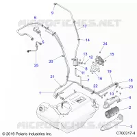 BODY, FUEL LINES, EVAP