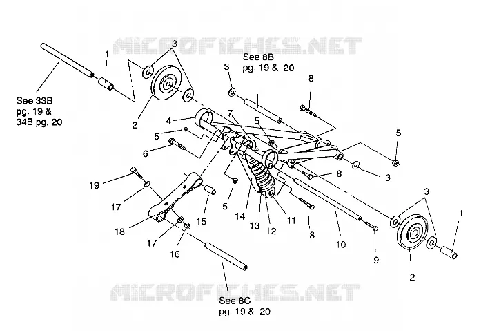 FRONT TORQUE ARM 500 EFI/0930674 AND  500 EFI SKS/0930574 (4922962296021A)