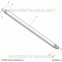DRIVE TRAIN, PROP SHAFT,FRONT