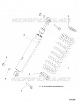 REAR SUSPENSION SHOCK MOUNTING