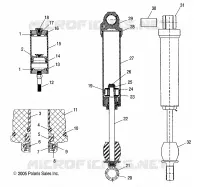 REAR SHOCK TRACK (M-10)(7043190)