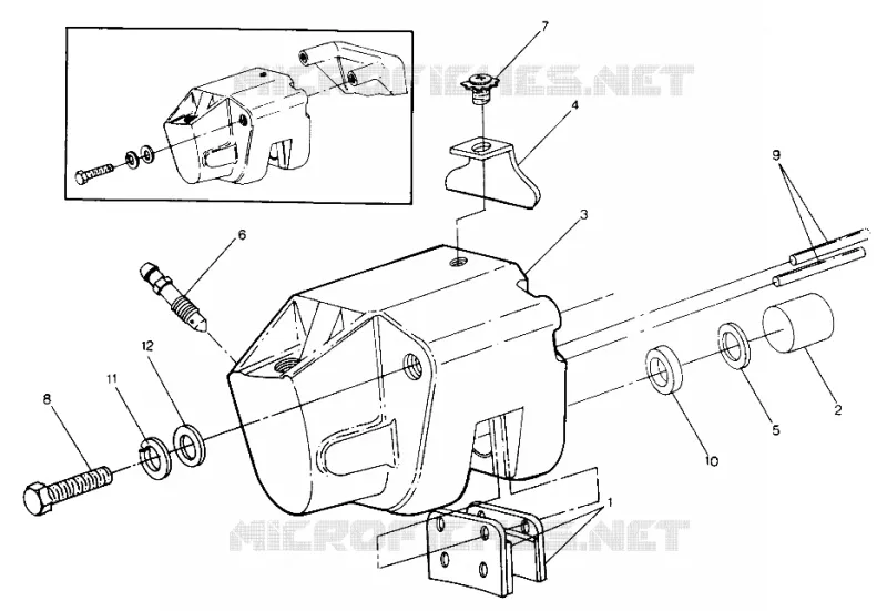 REAR BRAKE CALIPER ASSEMBLY (49147514750035)