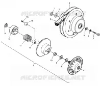 DRIVEN CLUTCH XPLORER 400L W969140 (4935983598C003)