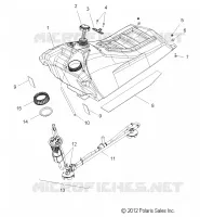 FUEL SYSTEM, FUEL TANK ASM.