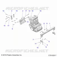 ENGINE, MOUNTING & LONG BLOCK