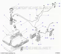 FUEL SYSTEM, EVAP FUEL TANK ASM.