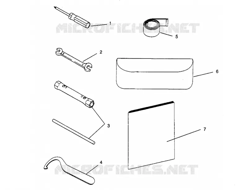 TOOL KIT    XLT 0966756 (4933823382C014)