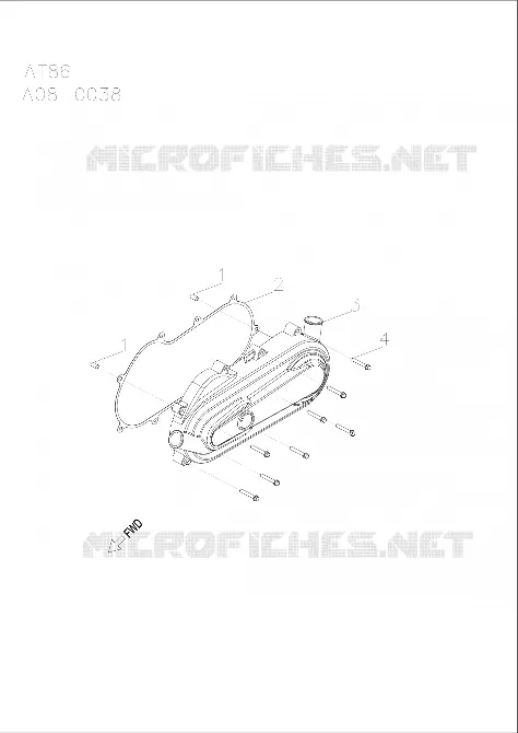 ENGINE, CLUTCH COVER