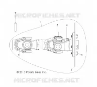 DRIVE TRAIN, REAR PROP SHAFT