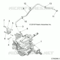 DRIVE TRAIN, MAIN GEARCASE MOUNTING