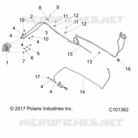 BRAKES, REAR BRAKE LINES