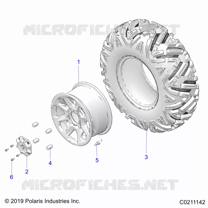 WHEELS, FRONT