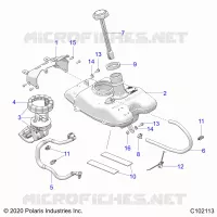 FUEL SYSTEM, FUEL TANK ASM.