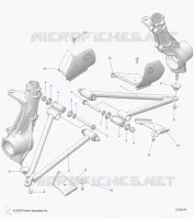 SUSPENSION, A-ARM AND STRUT MOUNTING
