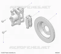 BRAKES, FRONT BRAKE CALIPER