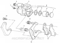 FRONT BRAKE SCRAMBLER 400 W98BC38C (4947254725B007)