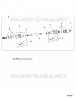 DRIVE TRAIN, REAR HALF SHAFT
