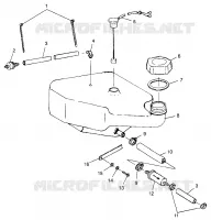 OIL TANK SLTX B974590 AND INTL. SLTX I974590 (4941214121A012)