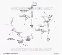 ELECTRICAL, WIRE HARNESS, HOOD, ELECTRIC START