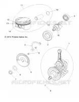 ENGINE, CRANKSHAFT, PISTON AND BALANCE SHAFT